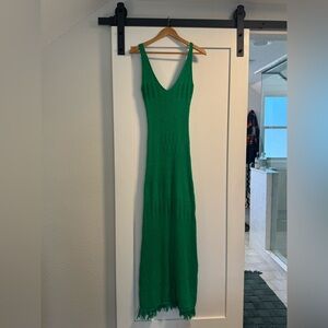 Salty - Elegant Green Coverup Dress